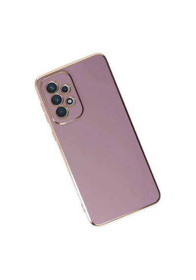 Samsung Galaxy Uyumlu , A73 5g Kılıf Volet Silikon - Mor