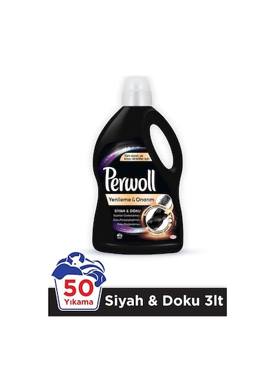 Perwoll 3l Siyah + 3l Renkli + Vernel Max 1,44lt Şakayık 2950 ML