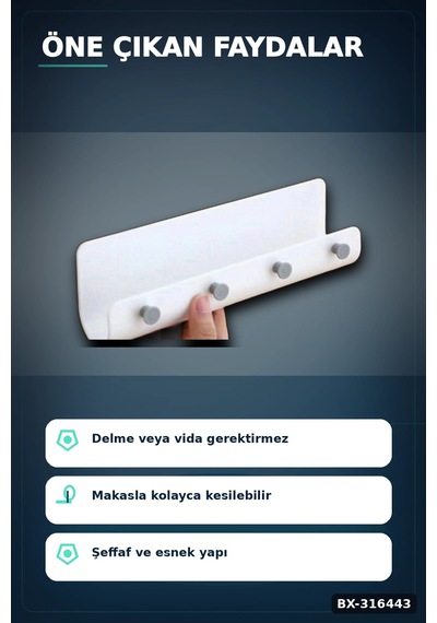 Nano Bant Çift Taraflı Su Geçirmez Güçlü Tutucu Montaj Bandı 2 M X 3 Cm Bx-316443 Diğer