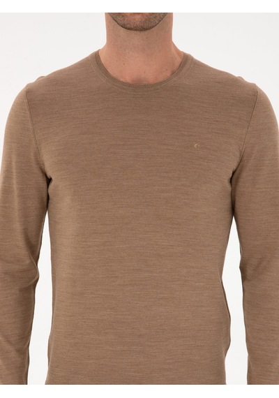 Cacharel Erkek Camel Kazak /triko 50315266-vr015 Kahverengi