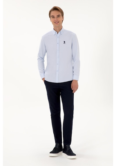 U.s. Polo Assn. Erkek Basic Gömlek 2225434 Açık Mavi U.s. Polo Assn. Erkek Basic Gömlek 2225434 Açık Mavi