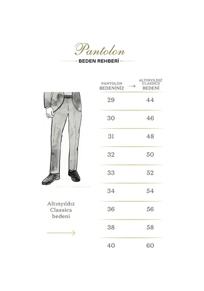 Erkek Lacı 360 Derece Her Yöne Esneyen Rahat Slim Fit Pantolon Lacı