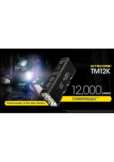 Nitecore Tm12k 12000 Lümen El Feneri Siyah