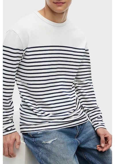 Tommy Jeans %100 Pamuk Regular Fit Bisiklet Yaka Uzun Kollu T Shirt Erkek T Shirt Dm0dm23183 Ybh Beyaz Tommy Jeans %100 Pamuk Regular Fit Bisiklet Yaka Uzun Kollu T Shirt Erkek T Shirt Dm0dm23183 Ybh Beyaz