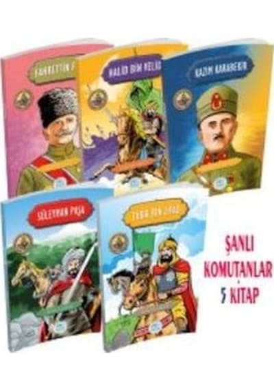 Şanlı Komutanlar 5 Kitap Set - Hasan Yiğit - Iz Bırakanlar Serisi