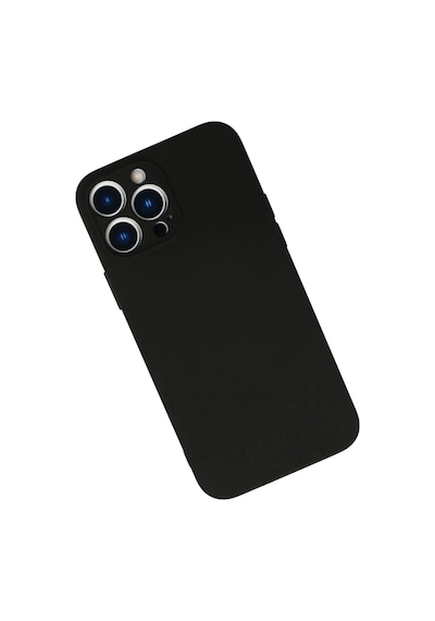 İphone 13 Pro Kılıf Nano İçi Kadife Silikon - Siyah