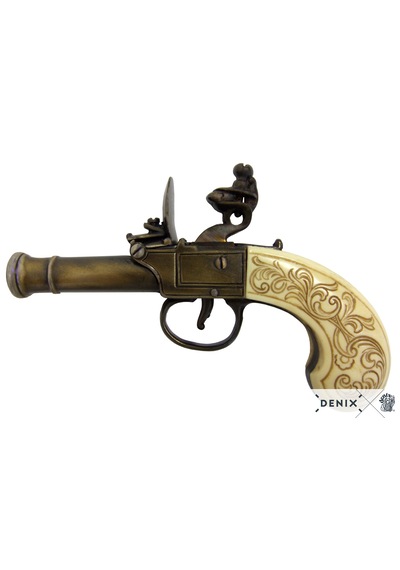 Denix England Mini Pistol 18th 17cm Koleksiyon Obje