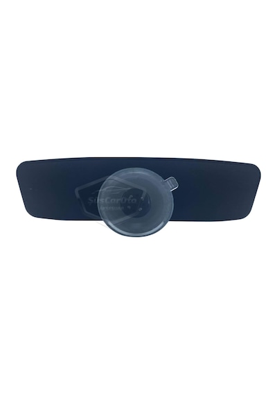 Her Araca Uyumlu Siyah Çerçeveli Dikiz Aynası 60 Mm X 240 Mm Vantuzlu İç İlave Ayna Standart