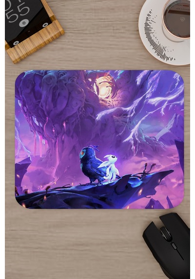 Ori And The Will Of The Wisps Dikişli Kauçuk Oyuncu Mousepad V1 - 22x18 Gaming Mouse Pad