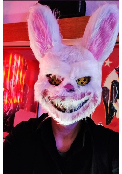 Halloween Maske Tüylü Tavşan Tüm Yaşlar