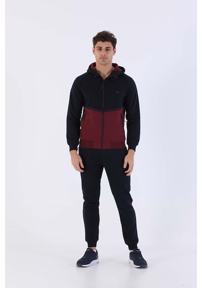 Maraton Sportswear Comfort Erkek Kapşonlu Uzun Kol Basic Lacivert Eşofman Takımı 20212-lacivert Lacivert