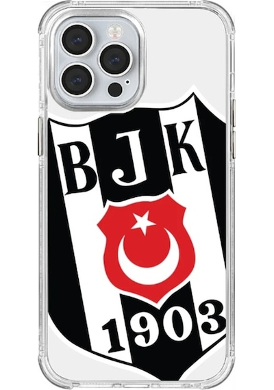 Beşiktaş Telefon Kılıfı Apple iPhone Uyumlu 13 Pro  Lisanslı