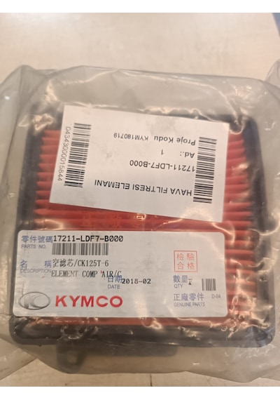 Kymco Agılıty 125 Hava Filitre