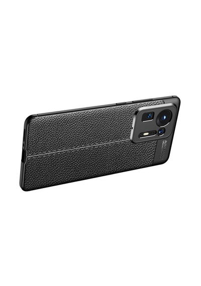 Xiaomi Mi Mix 4 Kılıf Zore Niss Deri Desenli Silikon Kılıf