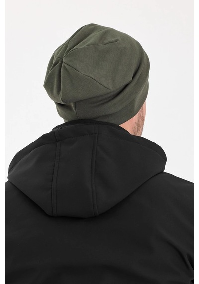 Erkek Termal %100 Pamuklu Soft 2 Stil 1 Arada Bere Premium Cuts Serisi - Standart / Haki Haki