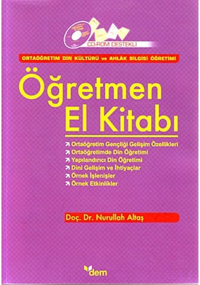 Öğretmen El Kitabı (Cd'Li) / Ortaöğretim Din Kültürü ve Ahlak Bil