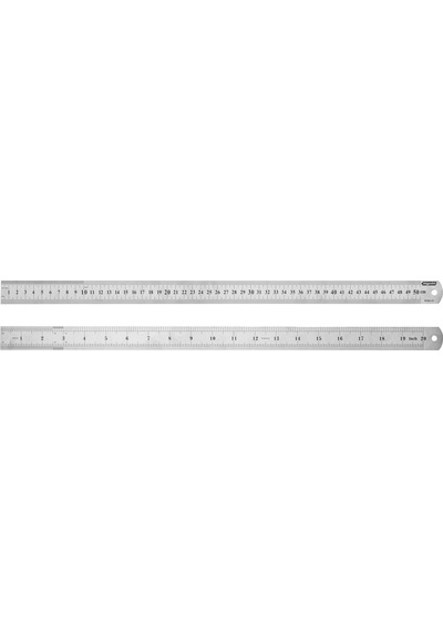Bigpoint BP360-05 Çelik Cetvel 50 CM Metal