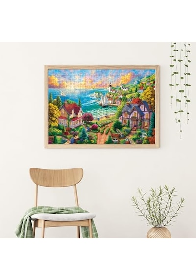 Puzzle - Sahildeki Köy / 260 Parça Puzzle, 3343
