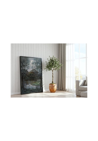 Mondrian Saman Yığını Çerçevesiz Poster 21x30 Cm A4 Tablo Modern Sanat Duvar Dekoru