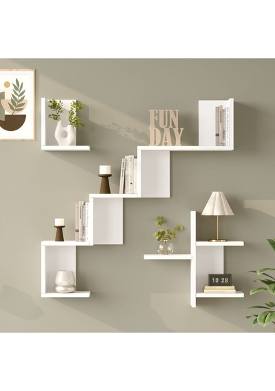 Wall 27 Duvar Rafı Beyaz Wal27-w Beyaz