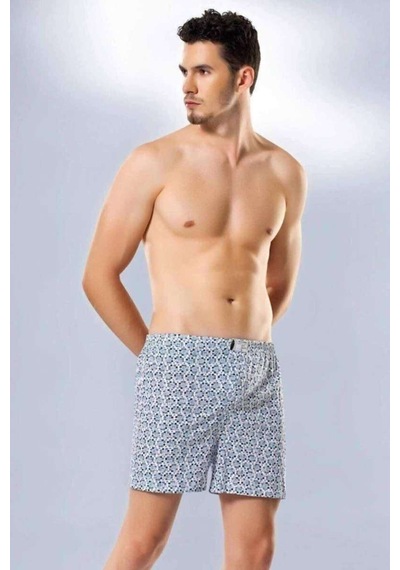 Erkek Penye Empirme Boxer Desenli - 1119a Beden: Xl Standart