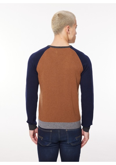 Fred Mello Bisiklet Yaka Slim Fit Deve Tüyü Erkek Kazak Fm23w31mg Camel