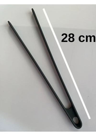 Servis Ve Izgara Maşası Plastik Siyah