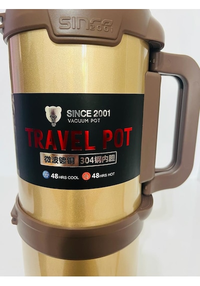 Car Pto Vacuum 3.6 Litre 48 Saat Sıcak Soğuk Dağcı Termos Kahverengi