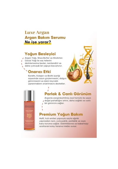 Luxe Argan Bakım Serumu 100 Ml