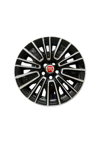 Fıat Egea Urban 16 Inc 4 Lü Siyah Gri Jant Kapağı