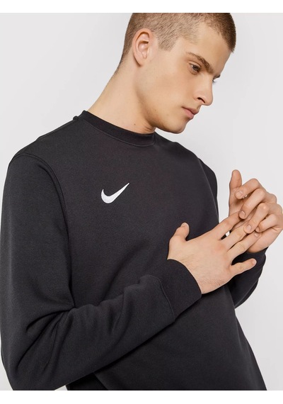 Nike Hoodie Fleece Park20 Crew Siyah Şardonlu Erkek Sweatshirt Siyah