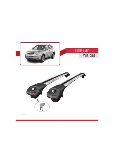 Saturn Vue Opel Antara 2008-2010 Arası İle Uyumlu Ace-1 Ara Atkı Tavan Barı Gri