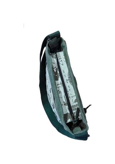 Old Cotton Cargo S Andy Bag Postacı Çantası Desenli Haki