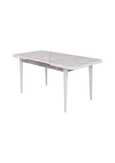 Rambla Mdf Açılır Lak Panel Mutfak Masa Sandalye Takımı 80 130cm Beyaz