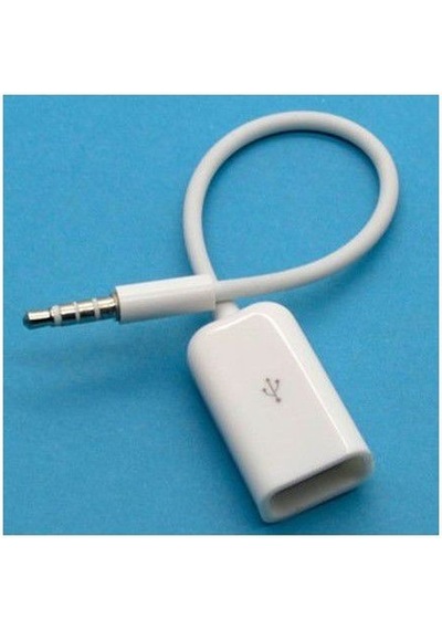 Erkek Aux 3.5 Mm. To Dişi Usb Stereo Ses Mp3 Telefon Çevirici