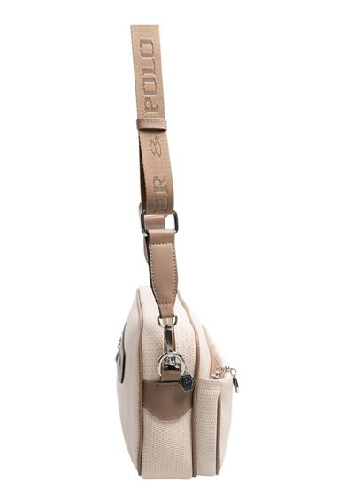 Silver Polo Sp1267 Kadın Çapraz Çanta Petek Bej-latte