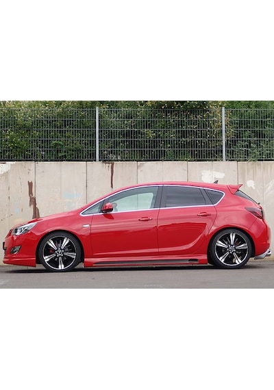 Opel Astra J HB Rieger Marşpiyel Seti Mat Siyah Plastik 2009-2014