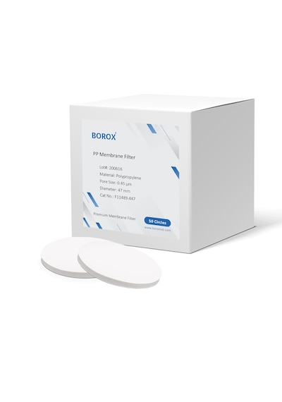 Borox Polipropilen Pp Membran Filtre - 0.45µm 47mm