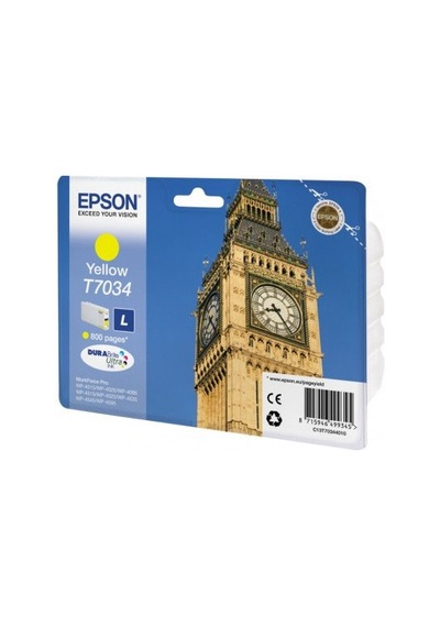 Epson T7034 Wp4015 4025 4515 Yellow Kartuş 800Syf