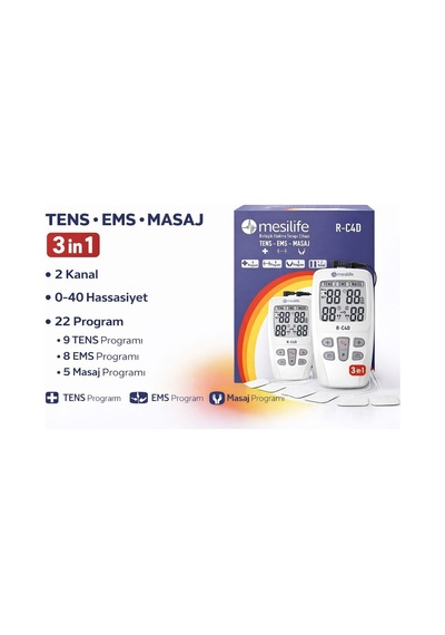 Tens Ems Masaj Cihazı 3 Ü 1 Arada Elektro Terapi Cihazı R-c4d