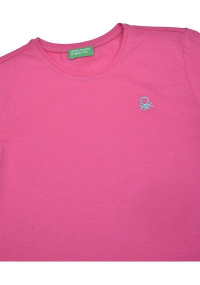 United Colors Of Benetton Kız Çocuk T-shirt - Pembe Pembe