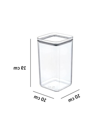 1,5 Litre Vakumlu Kuru Gıda Saklama Kabı - 3 Adet 0