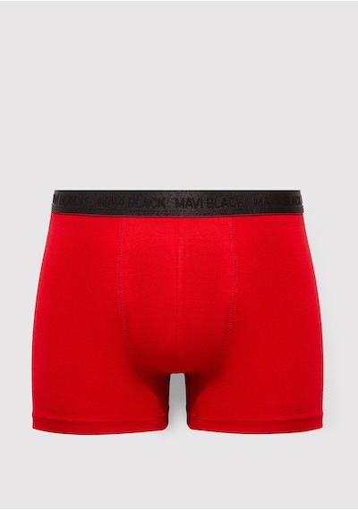 Mavi - Kırmızı Basic Boxer 0912178-70464 Kırmızı