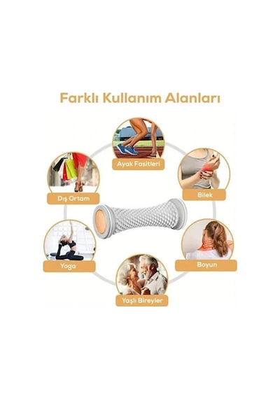 Ayak Masaj Silindiri Çok Renkli