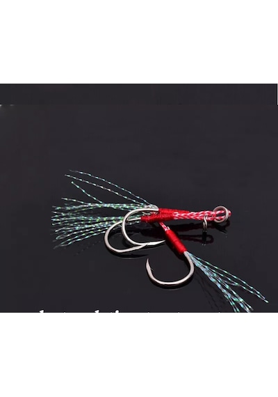 Jig Assist Iğnesi - 3 Adet - Jig Yardımcı Kanca - 65 - 100 Gr A