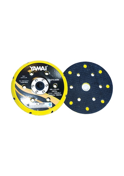 Yamapads Cırtlı Delikli Zımpara Tabanı 150 X 10mm 6 Ytc3011