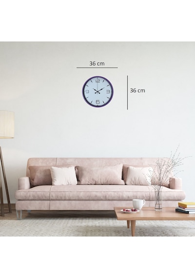 Mor Standart 36 Cm Duvar Saati Diğer