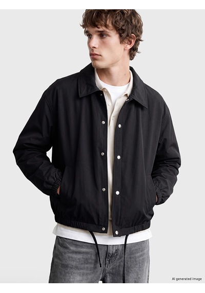 LC Waikiki Lc Waıkıkı Siyah Loose Fit Erkek Ceket