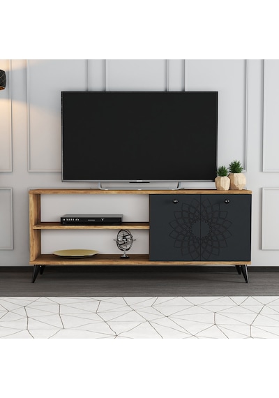 Moxen Mobilya TY2 Desenli Raflı Tv Ünitesi