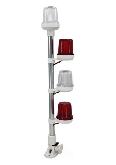 Sealux Marine Arıza Feneri Demirli 50Cm Katlanır Beyaz
